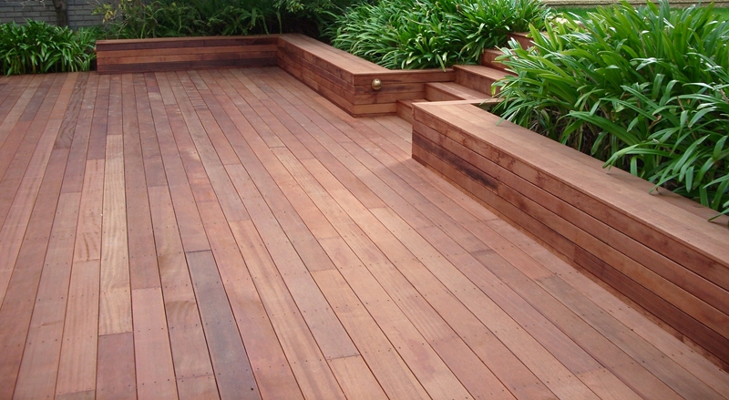 recent project for timber decking in newcastle