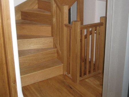 recent project for wooden staircases in newcastle